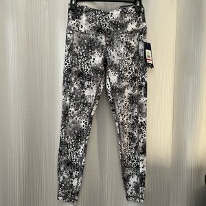 Reebok High Rise Tie‎ Dye Animal Print 7/8 Legging NWT